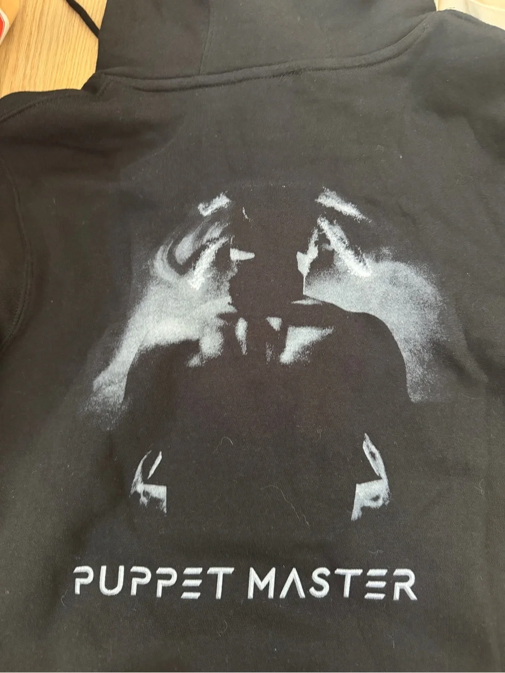 Roots Black Pullover with White Interior Graphic